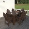 Highwood Usa Hamilton 7pc Rectangular Counter Height Outdoor Patio Furniture Dining Set 84 x 42 AD-ST7HM2CO5BA-ACE - alternate 3